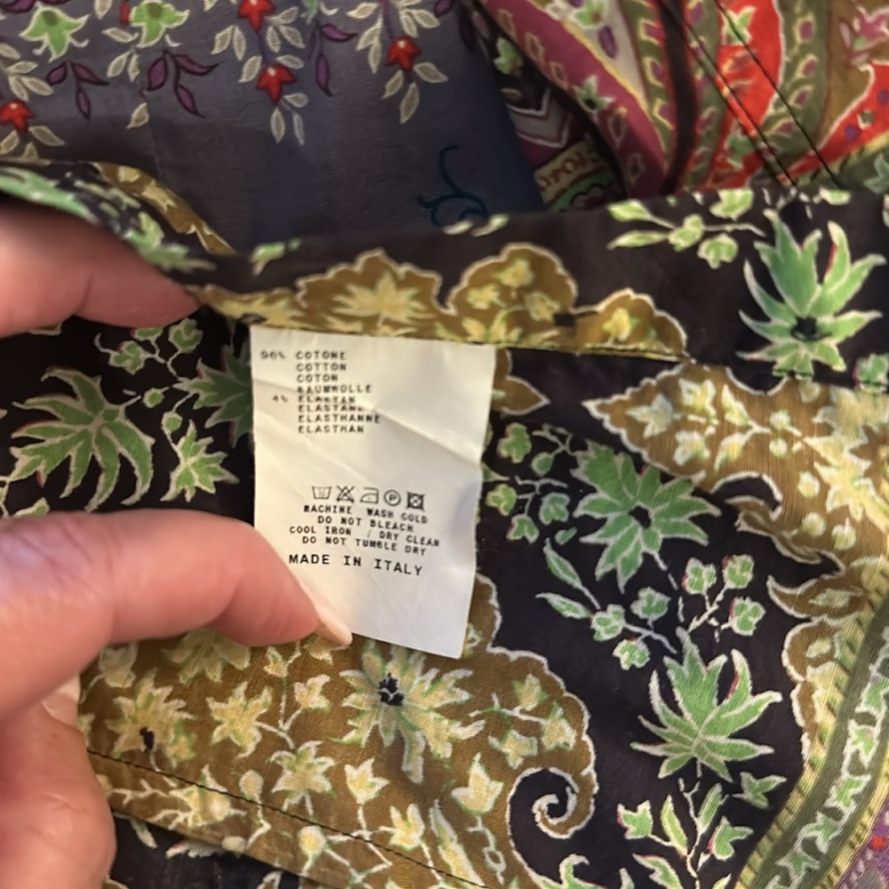 Etro Multi Colored Button Down Shirt With Paisley… - image 6